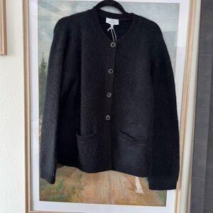 & Other Stories Fuzzy Knit Cardiganan
